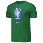 brazil national team nike crest core t-shirt – green Collection – Brazil World Cup Jerseys and T-Shirts