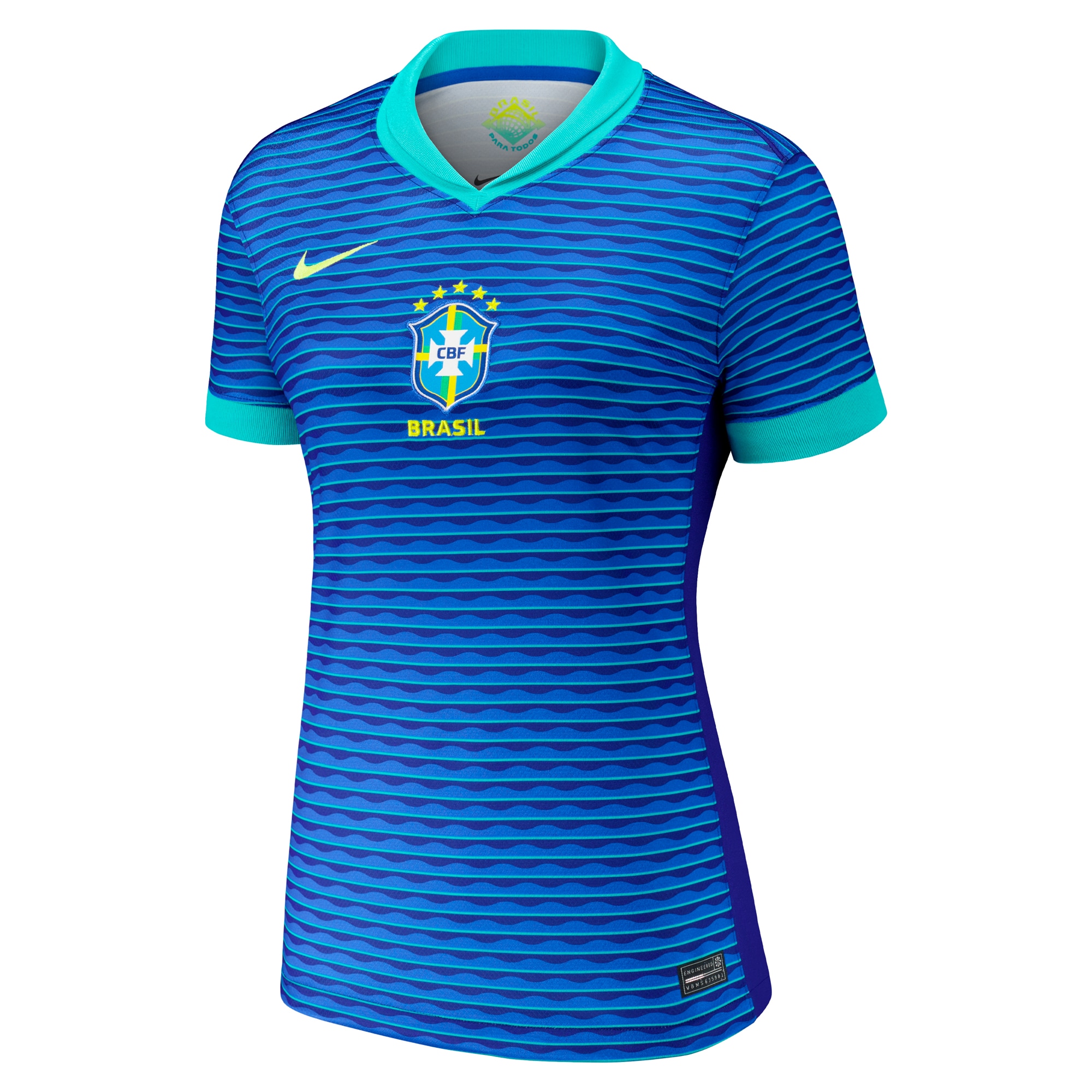 brazil national team nike women8217s 2024 away stadium replica jersey – blue Collection – Brazil World Cup Jerseys and T-Shirts