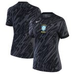 brazil national team nike women8217s 2024 goalkeeper replica stadium jersey – anthracite Collection – Brazil World Cup Jerseys and T-Shirts