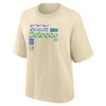 brazil national team nike women8217s earth t-shirt – cream Collection – Brazil World Cup Jerseys and T-Shirts