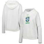 brazil national team nike women8217s varsity raglan tri-blend pullover hoodie – white Collection – Brazil World Cup Jerseys and T-Shirts