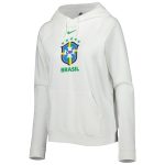 brazil national team nike women8217s varsity raglan tri-blend pullover hoodie – white Collection – Brazil World Cup Jerseys and T-Shirts