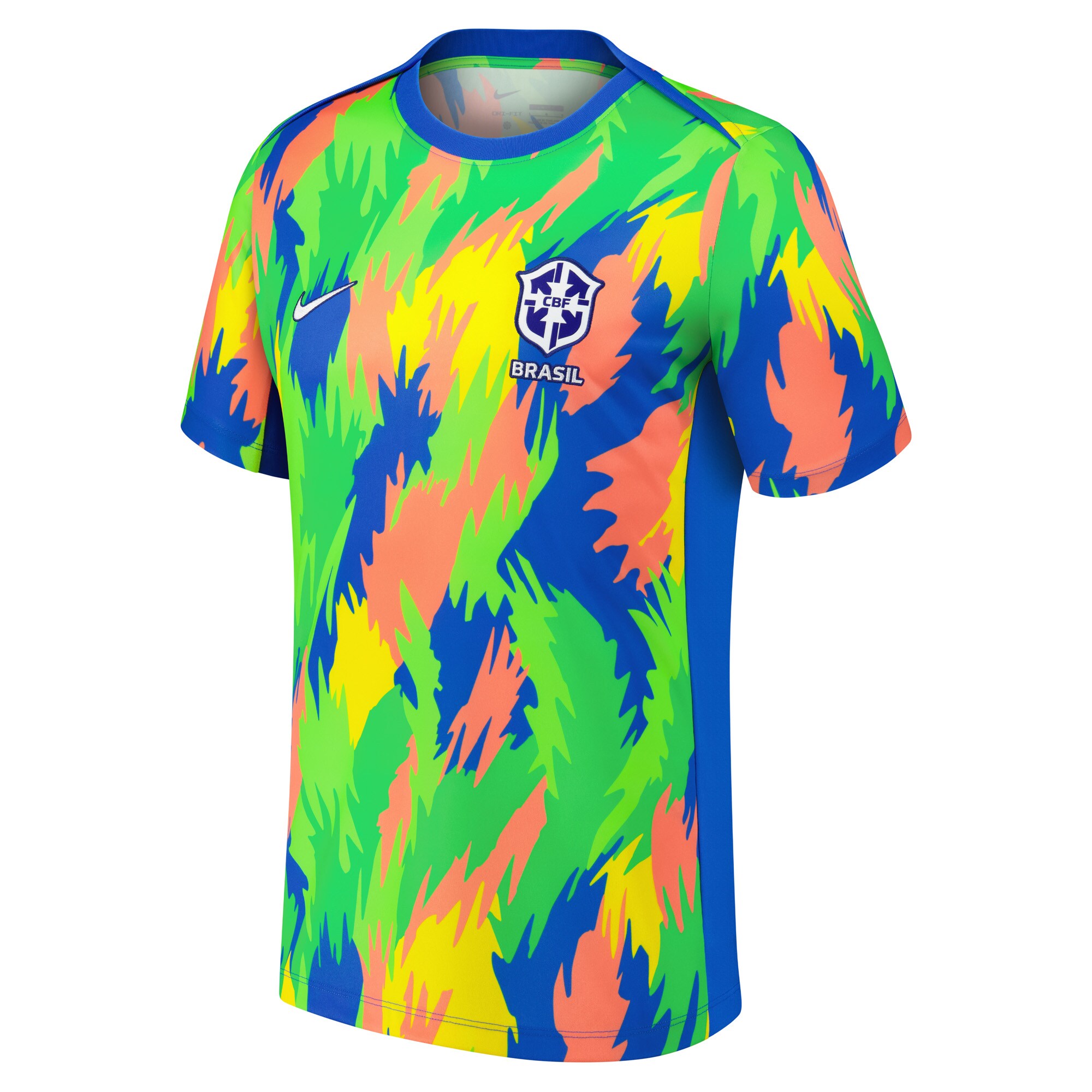 brazil women8217s national team nike 2025 academy pro pre-match performance top – blue Collection – Brazil World Cup Jerseys and T-Shirts