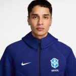 brazil women8217s national team nike tech fleece full-zip hoodie – royal Collection – Brazil World Cup Jerseys and T-Shirts