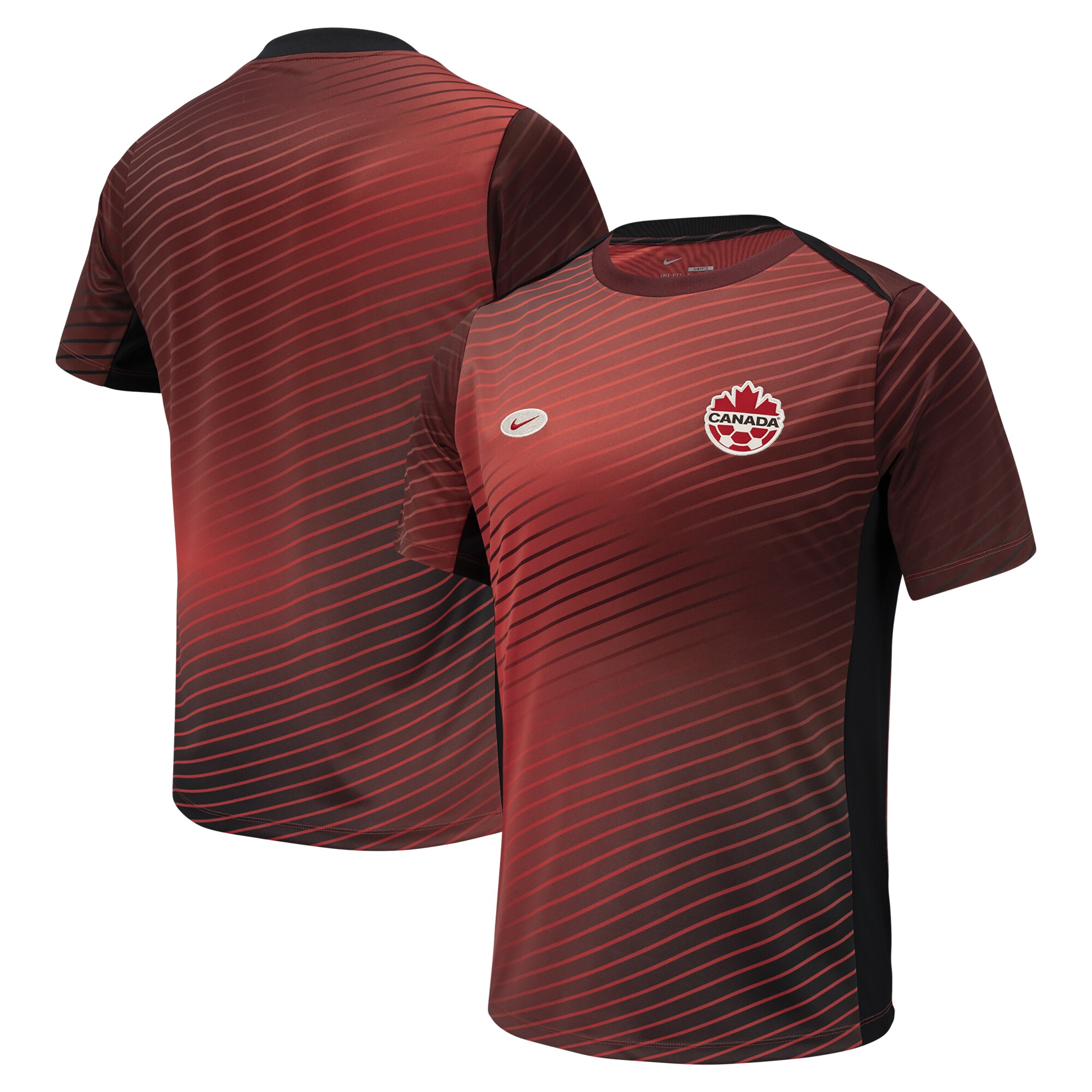 canada soccer nike 2024 pre-match top – red Collection – Brazil World Cup Jerseys and T-Shirts