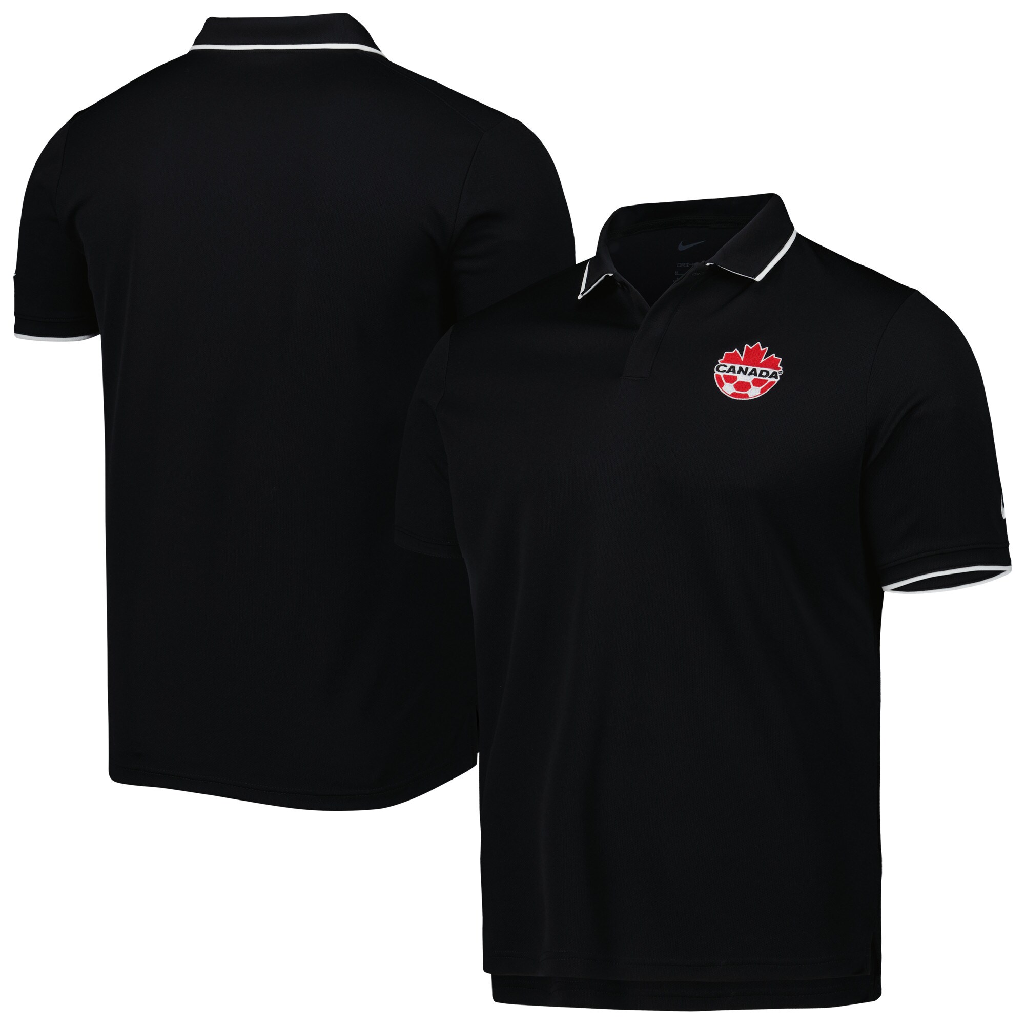 canada soccer nike collegiate polo – black Collection – Brazil World Cup Jerseys and T-Shirts