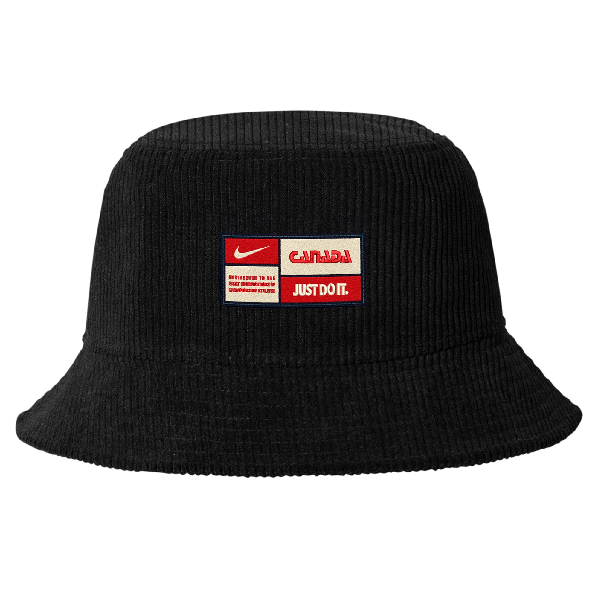 canada soccer nike corduroy bucket hat – black Collection – Brazil World Cup Jerseys and T-Shirts