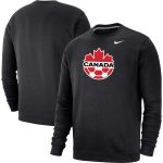 canada soccer nike fleece pullover sweatshirt – black Collection – Brazil World Cup Jerseys and T-Shirts