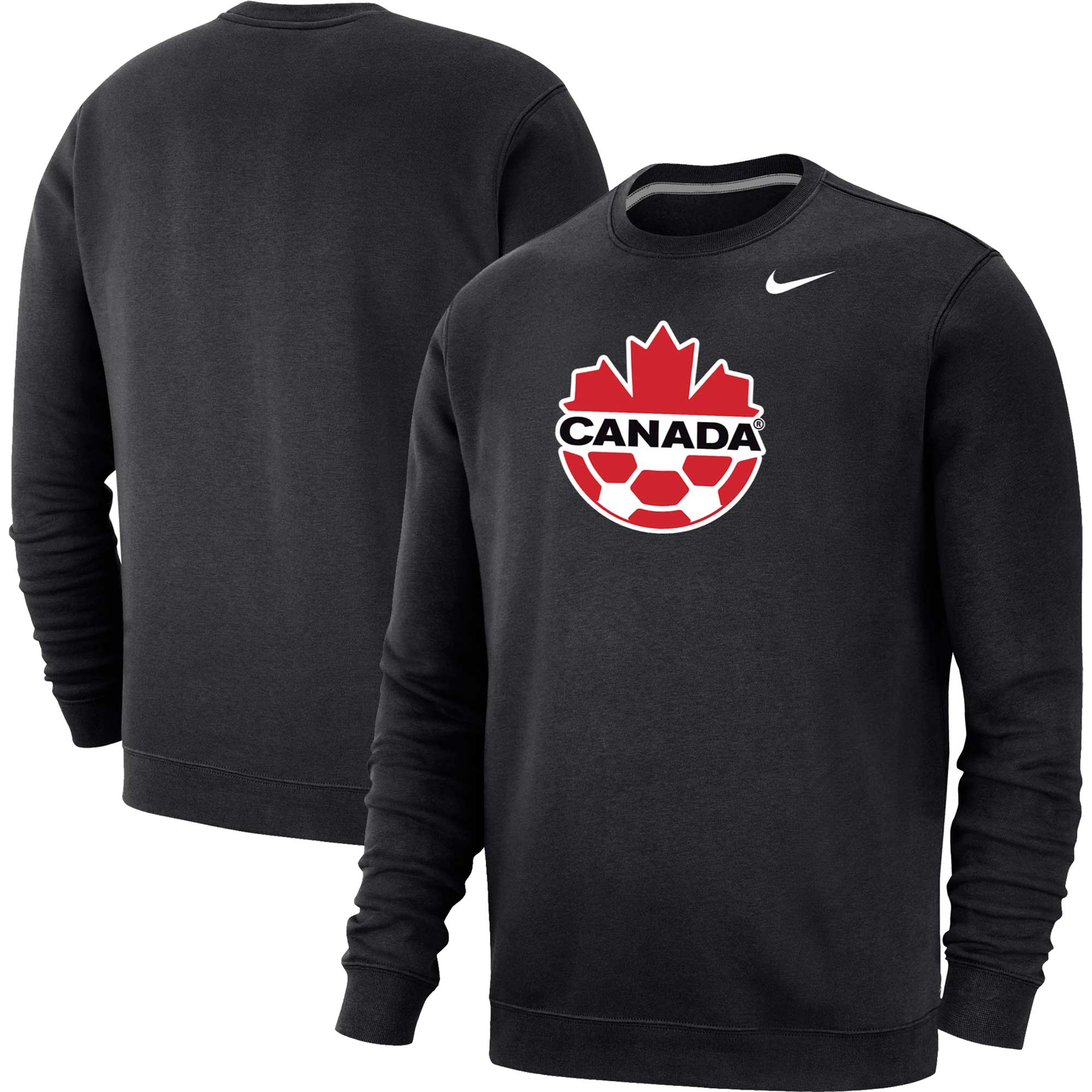 canada soccer nike fleece pullover sweatshirt – black Collection – Brazil World Cup Jerseys and T-Shirts