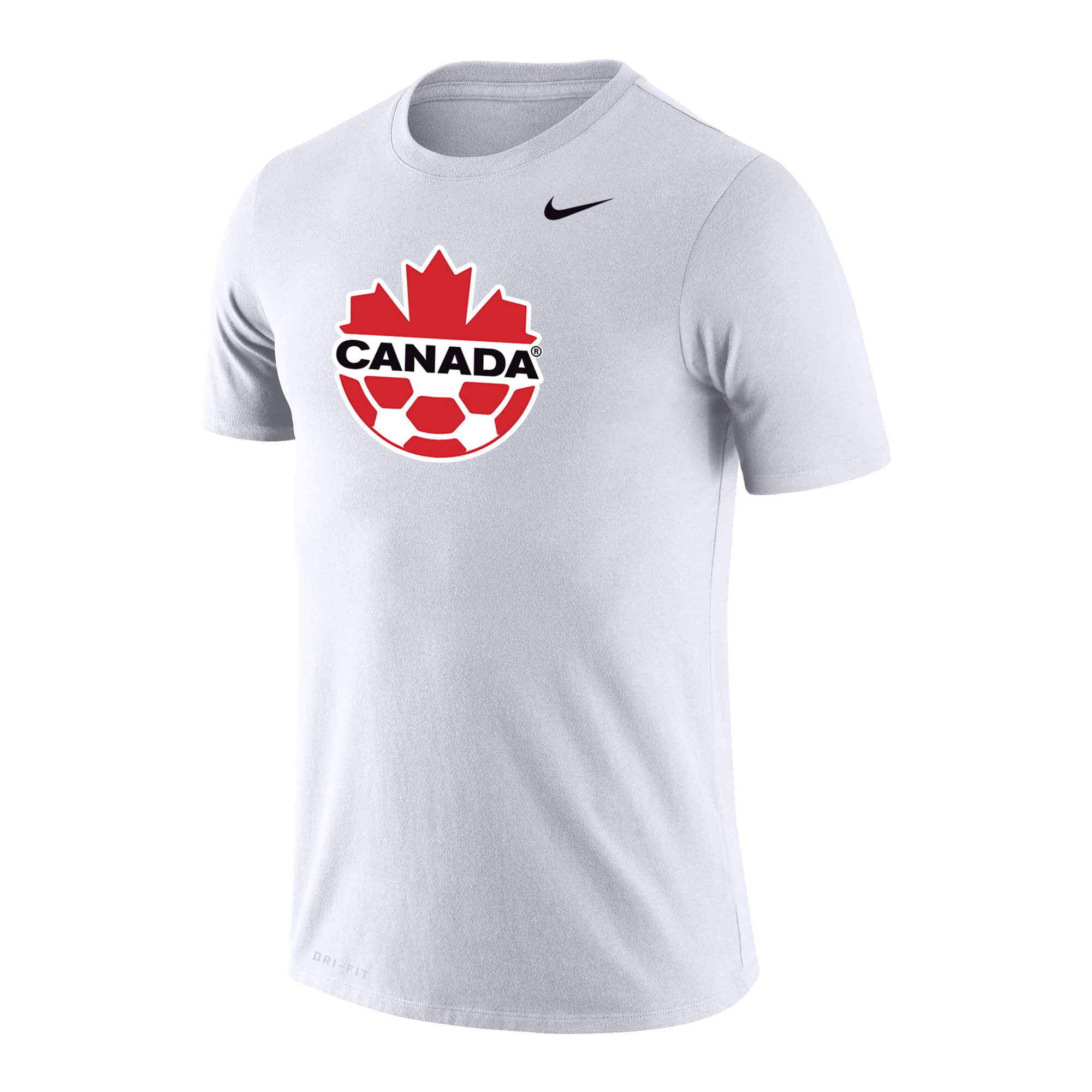 canada soccer nike primary logo legend performance t-shirt – white Collection – Brazil World Cup Jerseys and T-Shirts