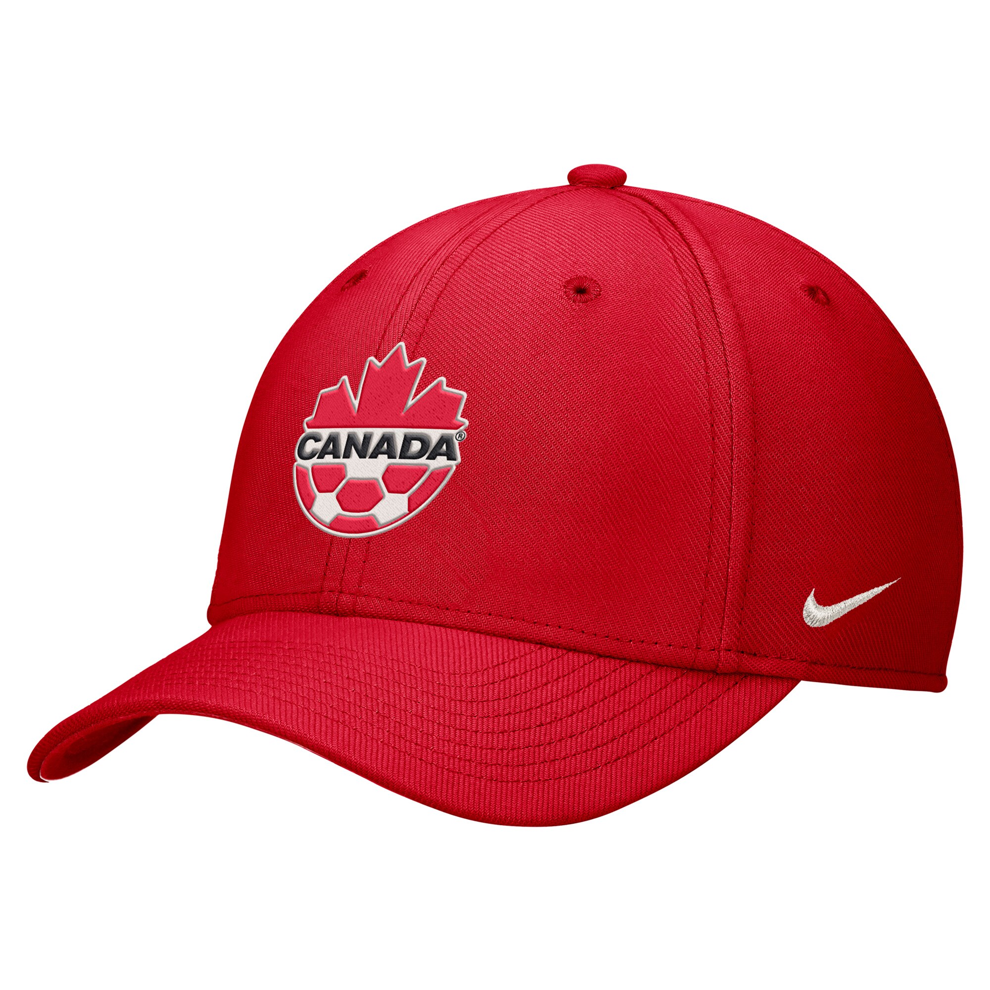 canada soccer nike rise swoosh performance flex hat – red Collection – Brazil World Cup Jerseys and T-Shirts