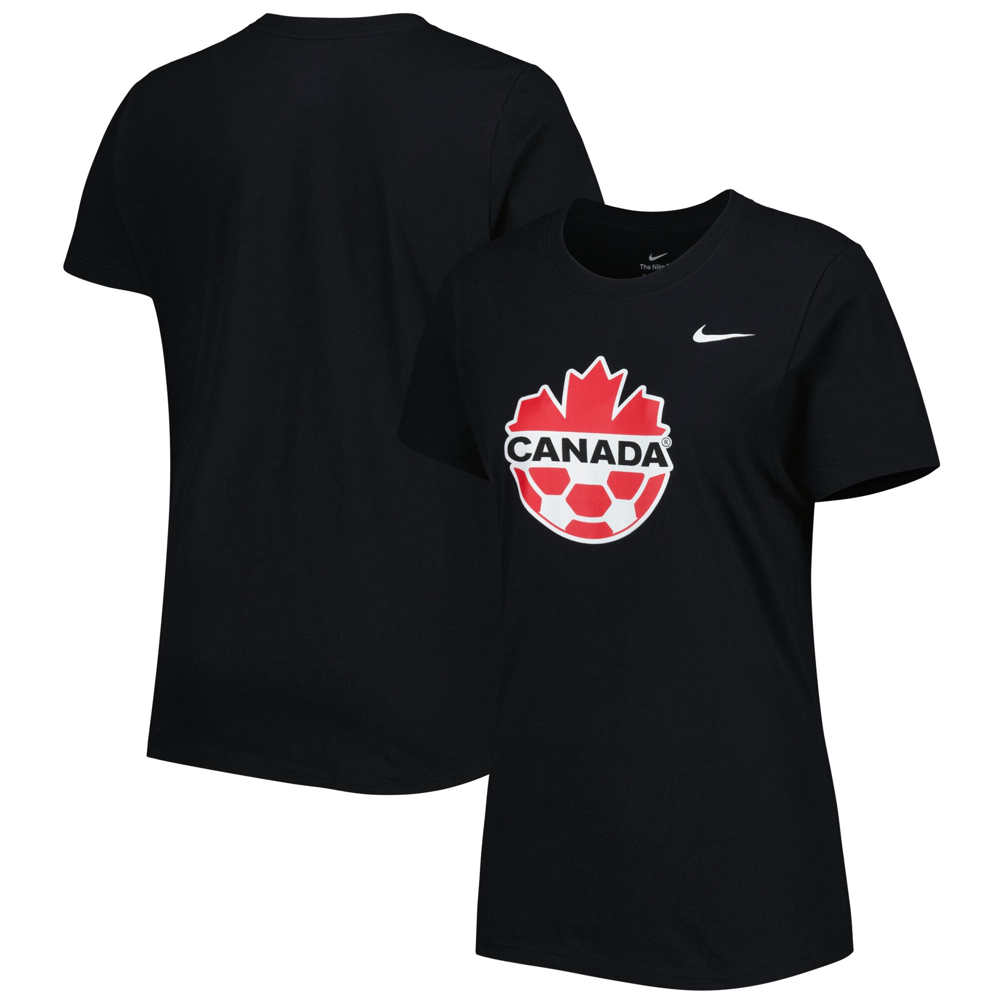 canada soccer nike women8217s club crest t-shirt – black Collection – Brazil World Cup Jerseys and T-Shirts