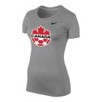 canada soccer nike women8217s legend performance t-shirt – heather gray Collection – Brazil World Cup Jerseys and T-Shirts