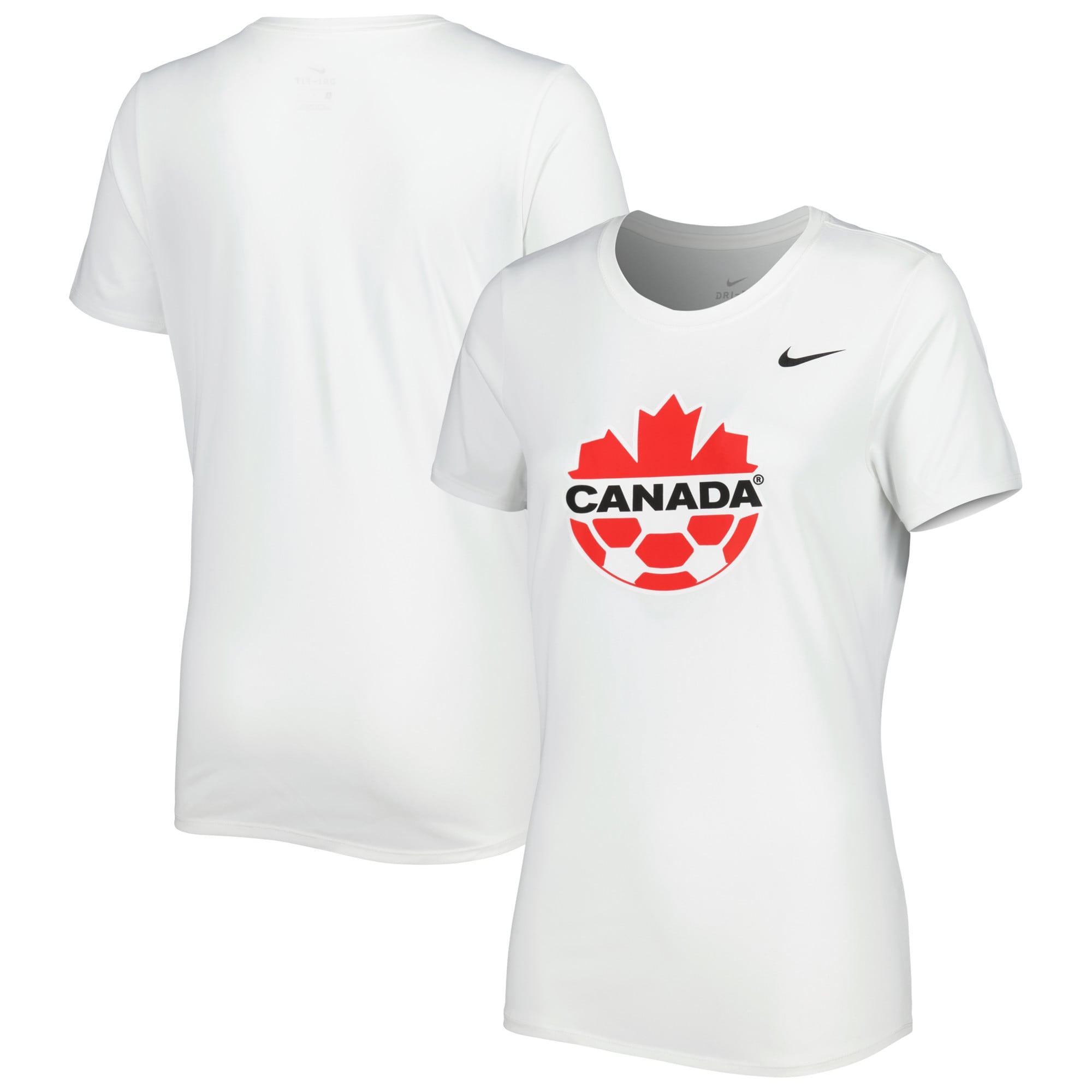 canada soccer nike women8217s legend performance t-shirt – white Collection – Brazil World Cup Jerseys and T-Shirts