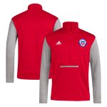 chile national team adidas aeroready half-zip top – red Collection – Brazil World Cup Jerseys and T-Shirts