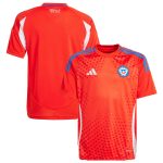 chile national team adidas youth 2024 home replica jersey – red Collection – Brazil World Cup Jerseys and T-Shirts