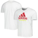 colombia national team adidas dna graphic t-shirt – white Collection – Brazil World Cup Jerseys and T-Shirts