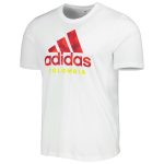 colombia national team adidas dna graphic t-shirt – white Collection – Brazil World Cup Jerseys and T-Shirts