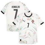 cristiano ronaldo portugal national team puma 2025 away authentic jersey – white Collection – Brazil World Cup Jerseys and T-Shirts