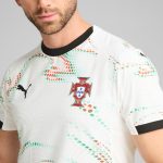 cristiano ronaldo portugal national team puma 2025 away authentic jersey – white Collection – Brazil World Cup Jerseys and T-Shirts