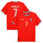 cristiano ronaldo portugal national team puma 2025 home replica jersey – red Collection – Brazil World Cup Jerseys and T-Shirts