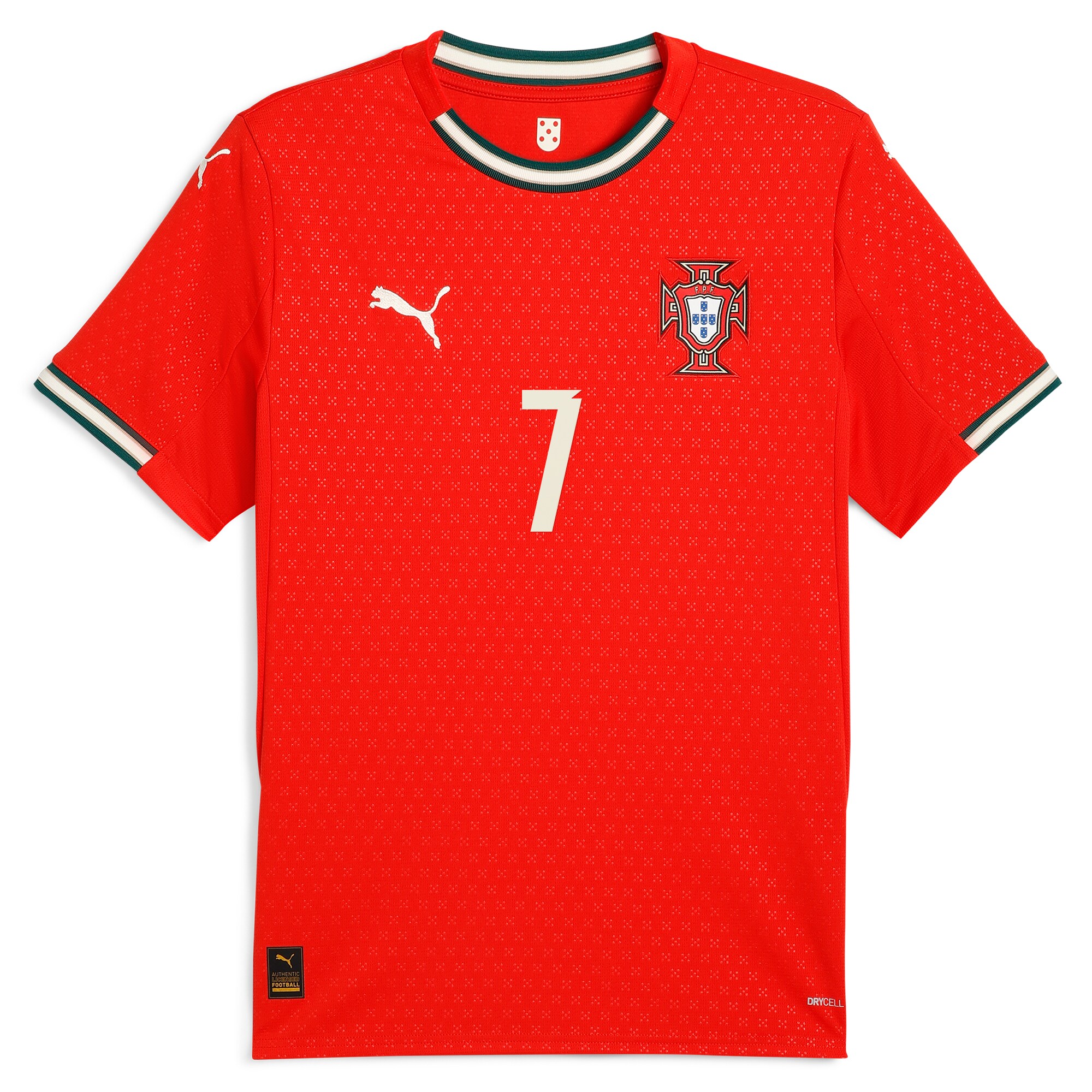 cristiano ronaldo portugal national team puma 2025 home replica jersey – red Collection – Brazil World Cup Jerseys and T-Shirts