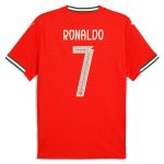 cristiano ronaldo portugal national team puma 2025 home replica jersey – red Collection – Brazil World Cup Jerseys and T-Shirts