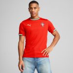 cristiano ronaldo portugal national team puma 2025 home replica jersey – red Collection – Brazil World Cup Jerseys and T-Shirts