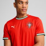 cristiano ronaldo portugal national team puma 2025 home replica jersey – red Collection – Brazil World Cup Jerseys and T-Shirts