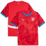 czech republic national team puma 2024 home replica jersey – red Collection – Brazil World Cup Jerseys and T-Shirts