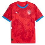 czech republic national team puma 2024 home replica jersey – red Collection – Brazil World Cup Jerseys and T-Shirts