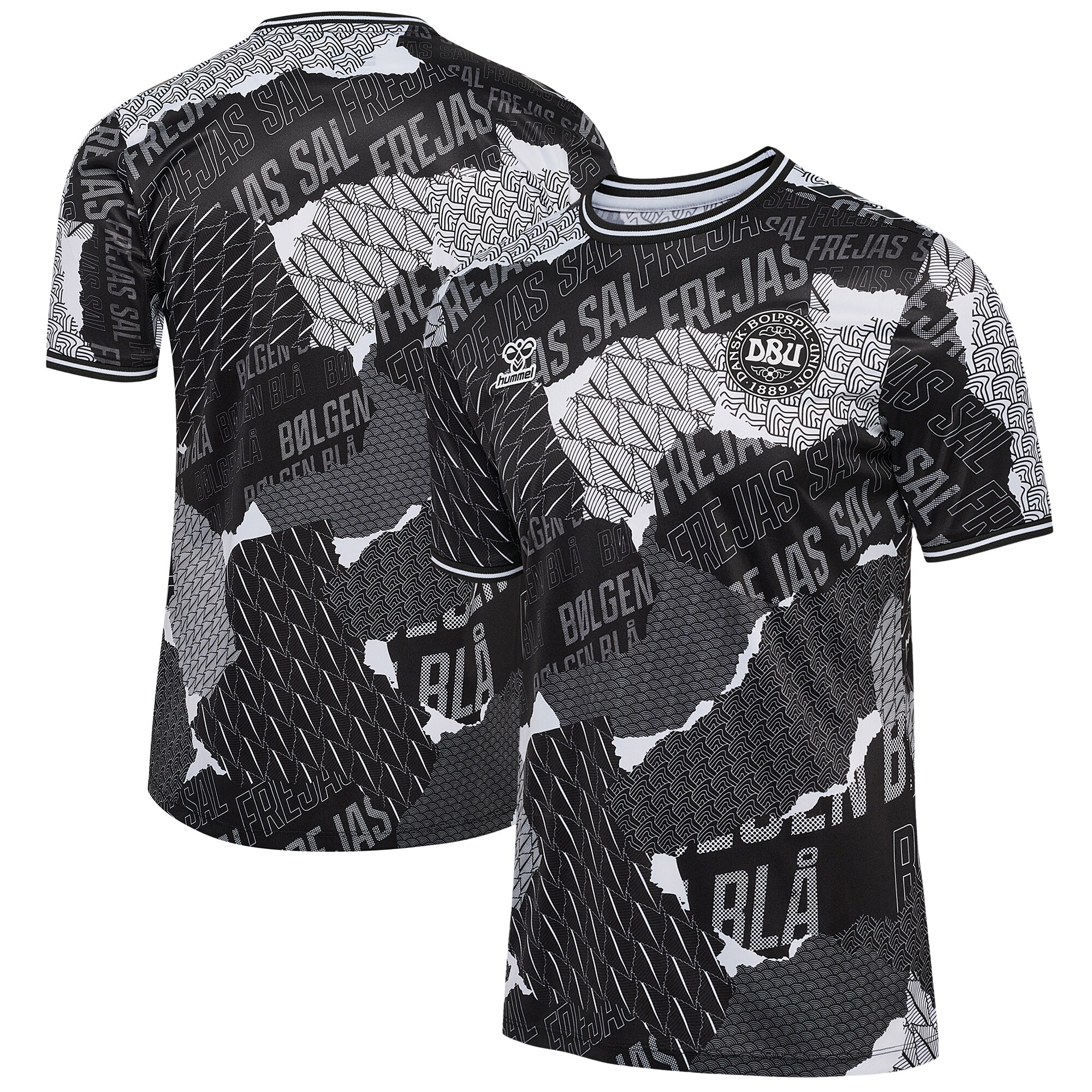 denmark national team 2024 pre-match top – black Collection – Brazil World Cup Jerseys and T-Shirts