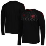 denmark national team fan raglan long sleeve t-shirt – black Collection – Brazil World Cup Jerseys and T-Shirts