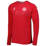 denmark national team fan raglan long sleeve t-shirt – red Collection – Brazil World Cup Jerseys and T-Shirts