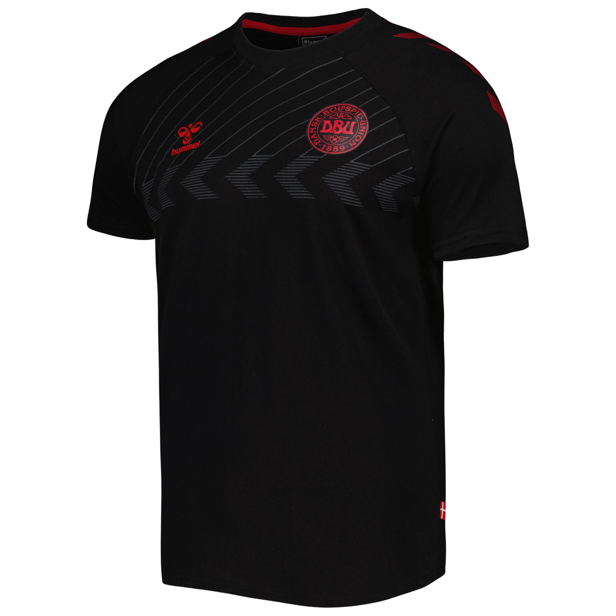 denmark national team fan raglan t-shirt – black Collection – Brazil World Cup Jerseys and T-Shirts