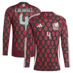 edson alvarez mexico national team adidas 2024 home replica player long sleeve jersey – burgundy Collection – Brazil World Cup Jerseys and T-Shirts
