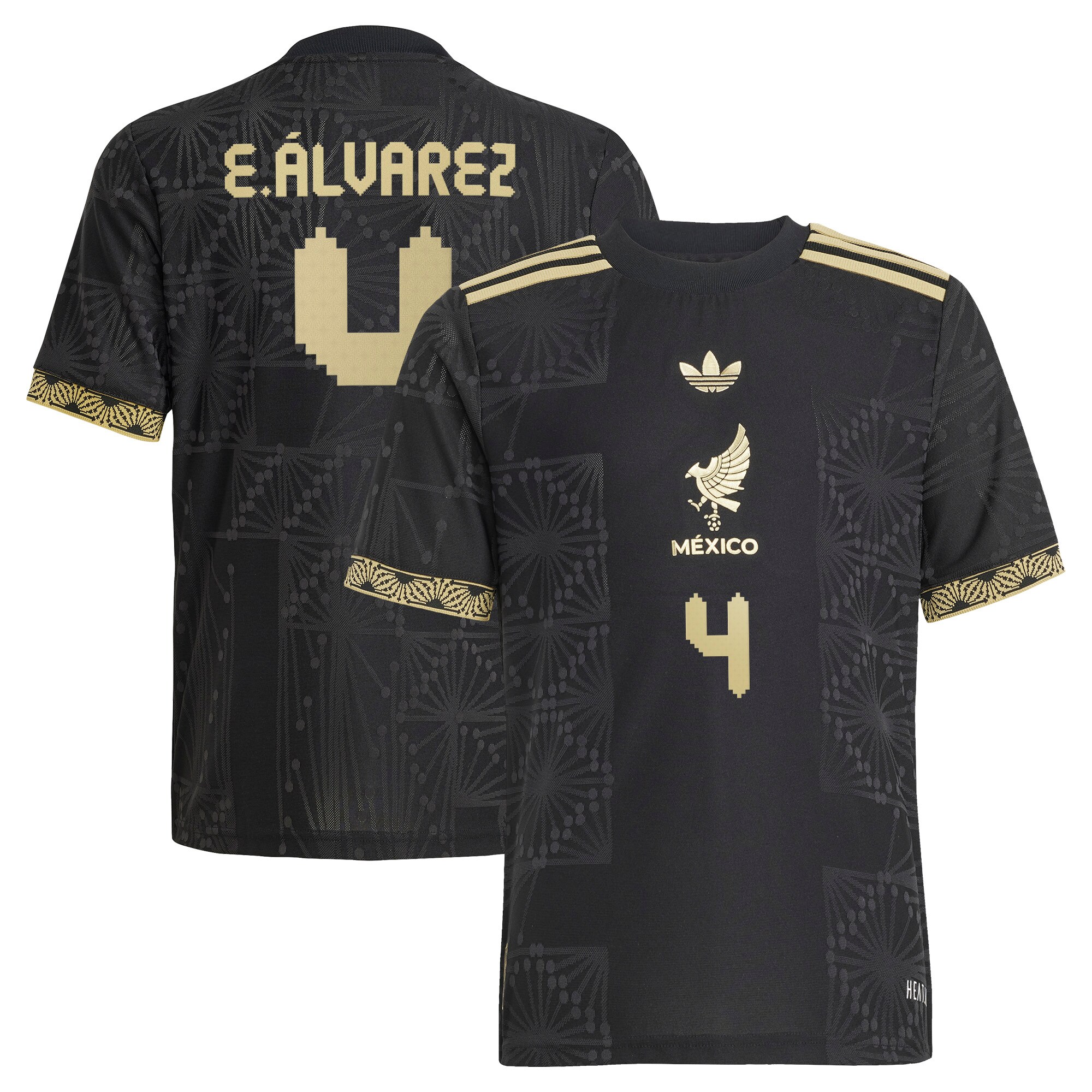 edson alvarez mexico national team adidas youth 2025 third authentic player jersey – black Collection – Brazil World Cup Jerseys and T-Shirts