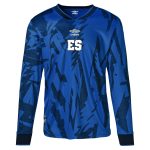 el salvador national team umbro 2023 replica long sleeve jersey – blue Collection – Brazil World Cup Jerseys and T-Shirts