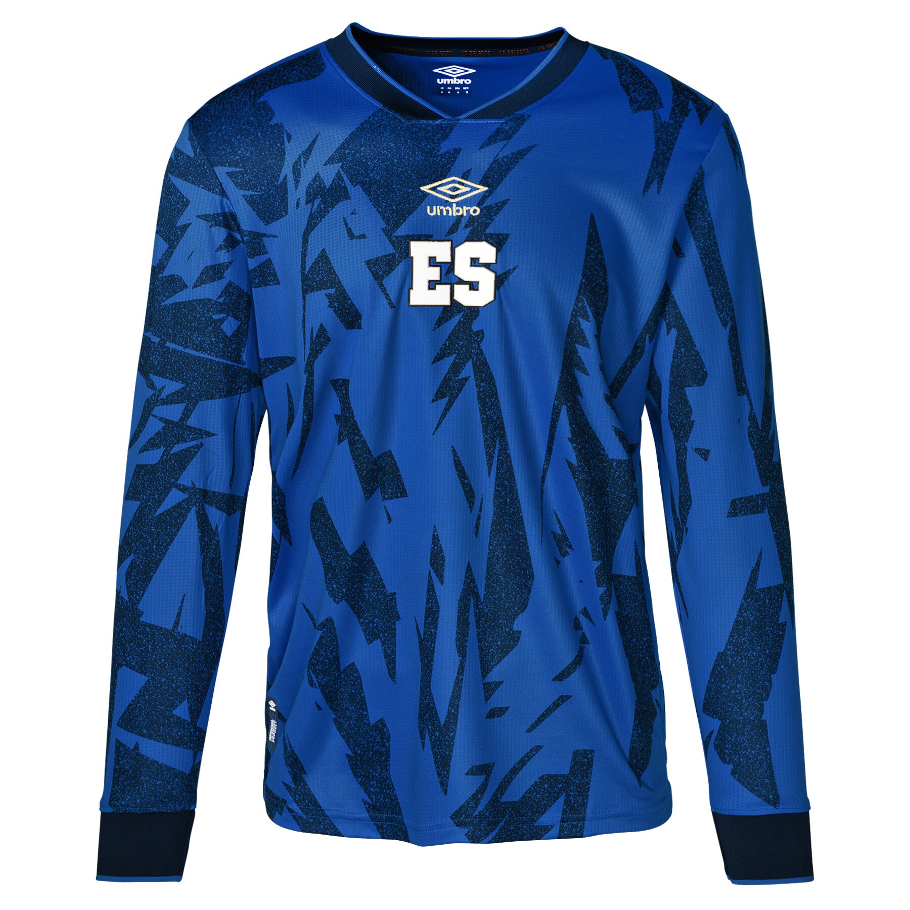 el salvador national team umbro 2023 replica long sleeve jersey – blue Collection – Brazil World Cup Jerseys and T-Shirts
