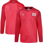 el salvador national team umbro 2023 replica long sleeve jersey – red Collection – Brazil World Cup Jerseys and T-Shirts
