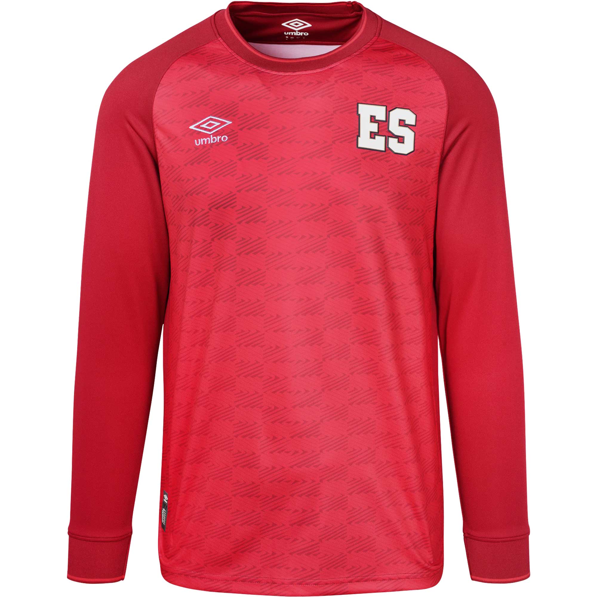 el salvador national team umbro 2023 replica long sleeve jersey – red Collection – Brazil World Cup Jerseys and T-Shirts