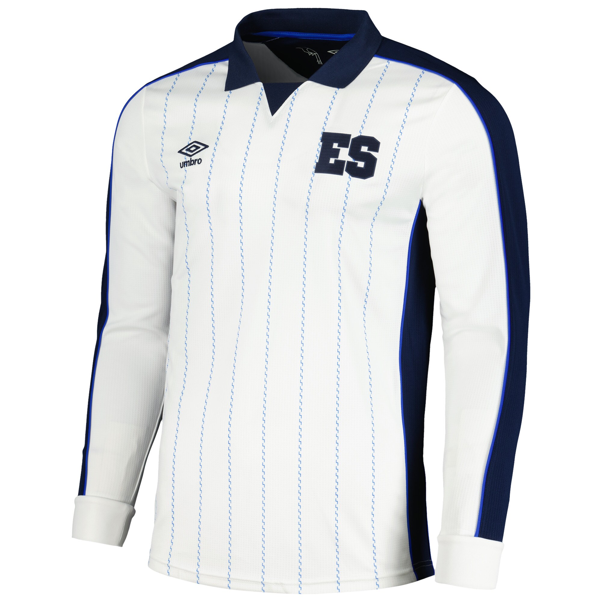 el salvador national team umbro 2024 fourth replica long sleeve jersey – white Collection – Brazil World Cup Jerseys and T-Shirts