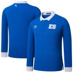 el salvador national team umbro 2025 home replica long sleeve jersey – blue Collection – Brazil World Cup Jerseys and T-Shirts