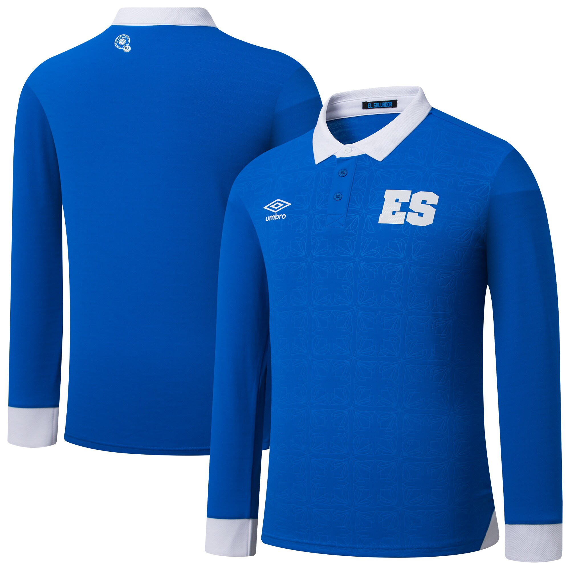 el salvador national team umbro 2025 home replica long sleeve jersey – blue Collection – Brazil World Cup Jerseys and T-Shirts