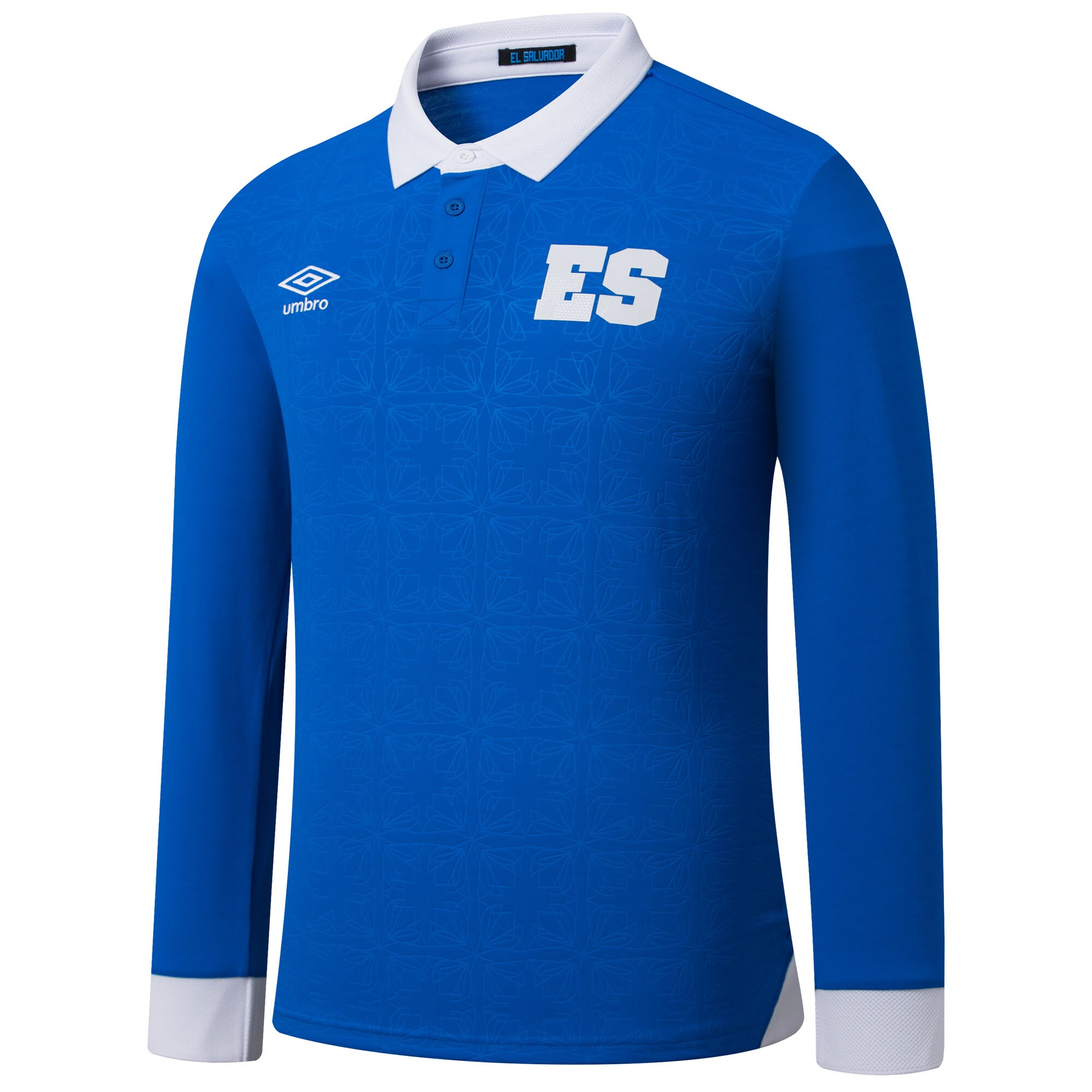 el salvador national team umbro 2025 home replica long sleeve jersey – blue Collection – Brazil World Cup Jerseys and T-Shirts