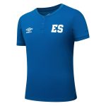 el salvador national team umbro crew neck polo – blue Collection – Brazil World Cup Jerseys and T-Shirts