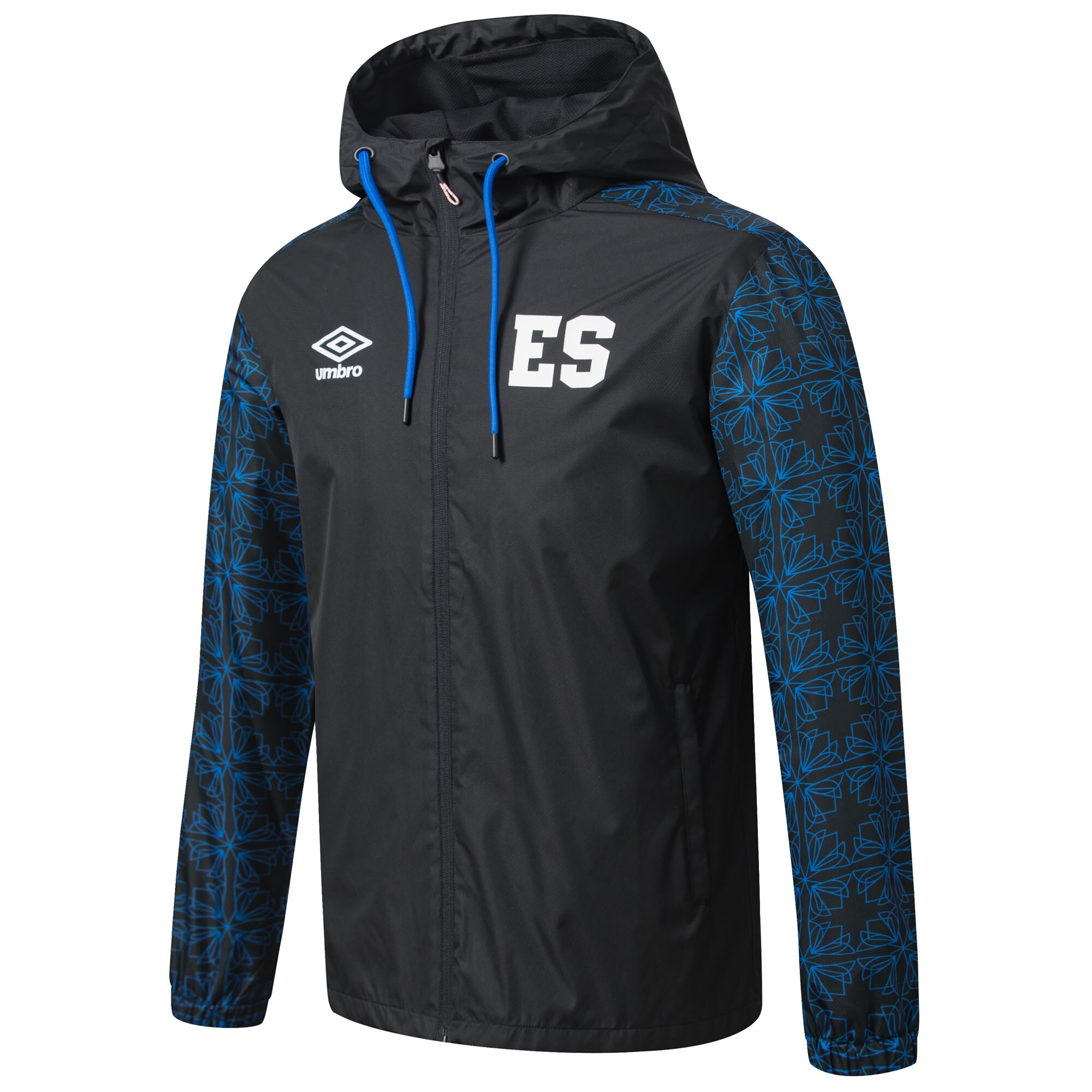 el salvador national team umbro full-zip hooded rain jacket – black Collection – Brazil World Cup Jerseys and T-Shirts