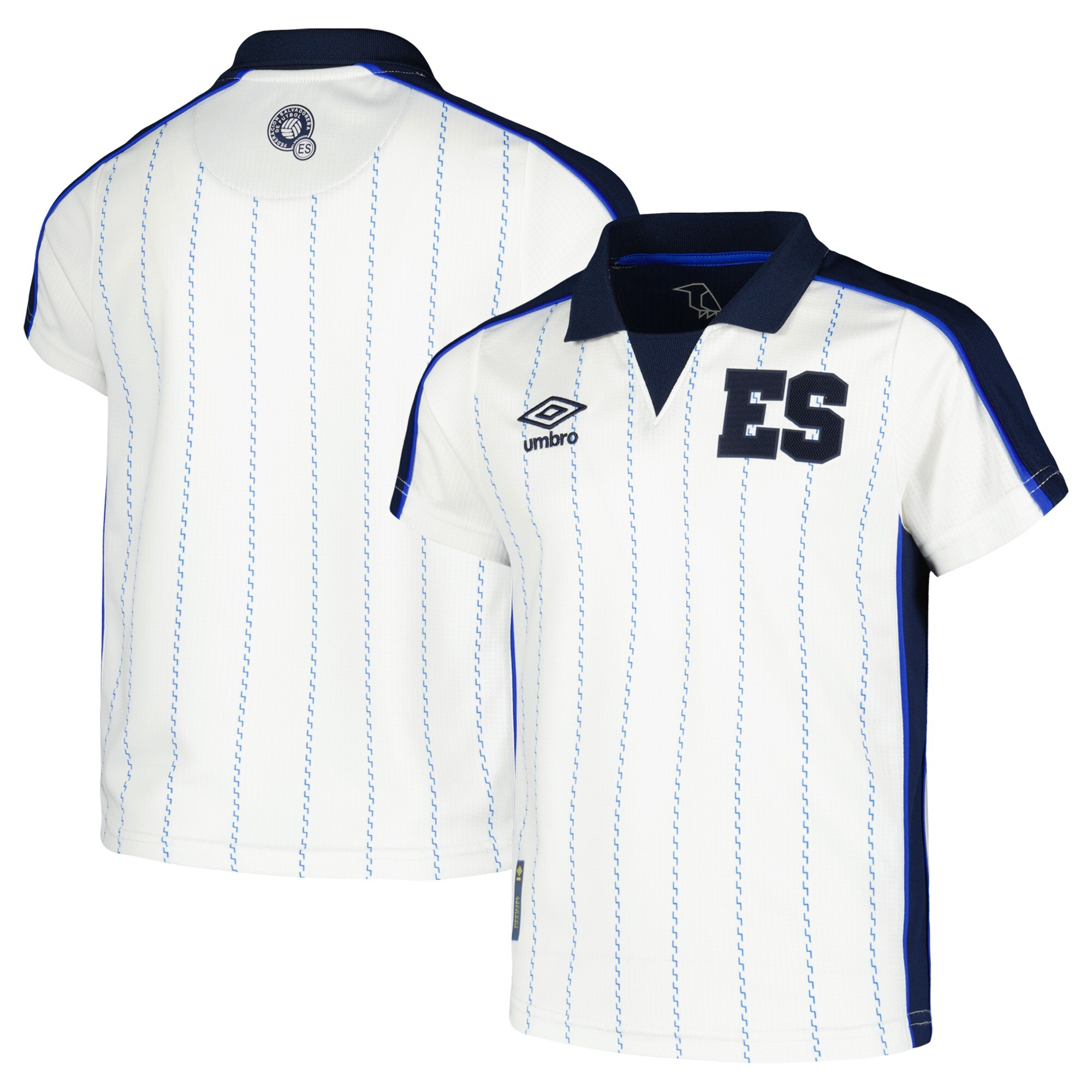 el salvador national team umbro youth 2024 fourth replica jersey – white Collection – Brazil World Cup Jerseys and T-Shirts