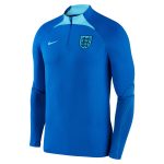 england national team nike 2022 strike drill performance raglan quarter-zip long sleeve top – blue Collection – Brazil World Cup Jerseys and T-Shirts