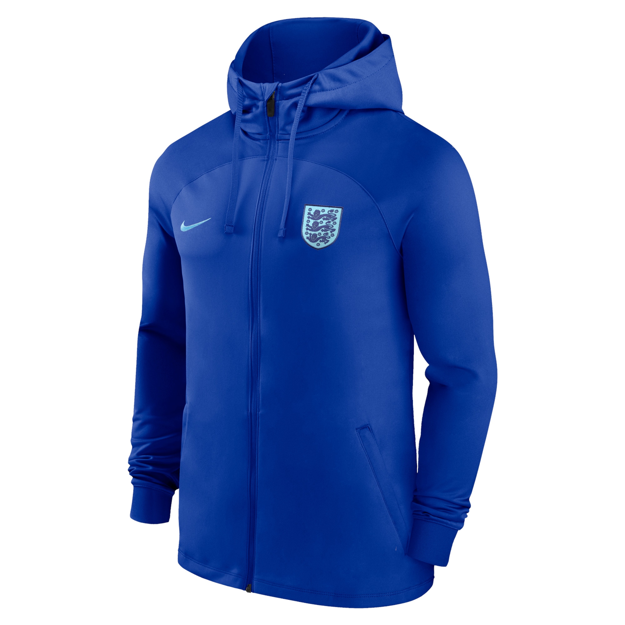 england national team nike strike raglan hoodie full-zip track jacket – blue Collection – Brazil World Cup Jerseys and T-Shirts